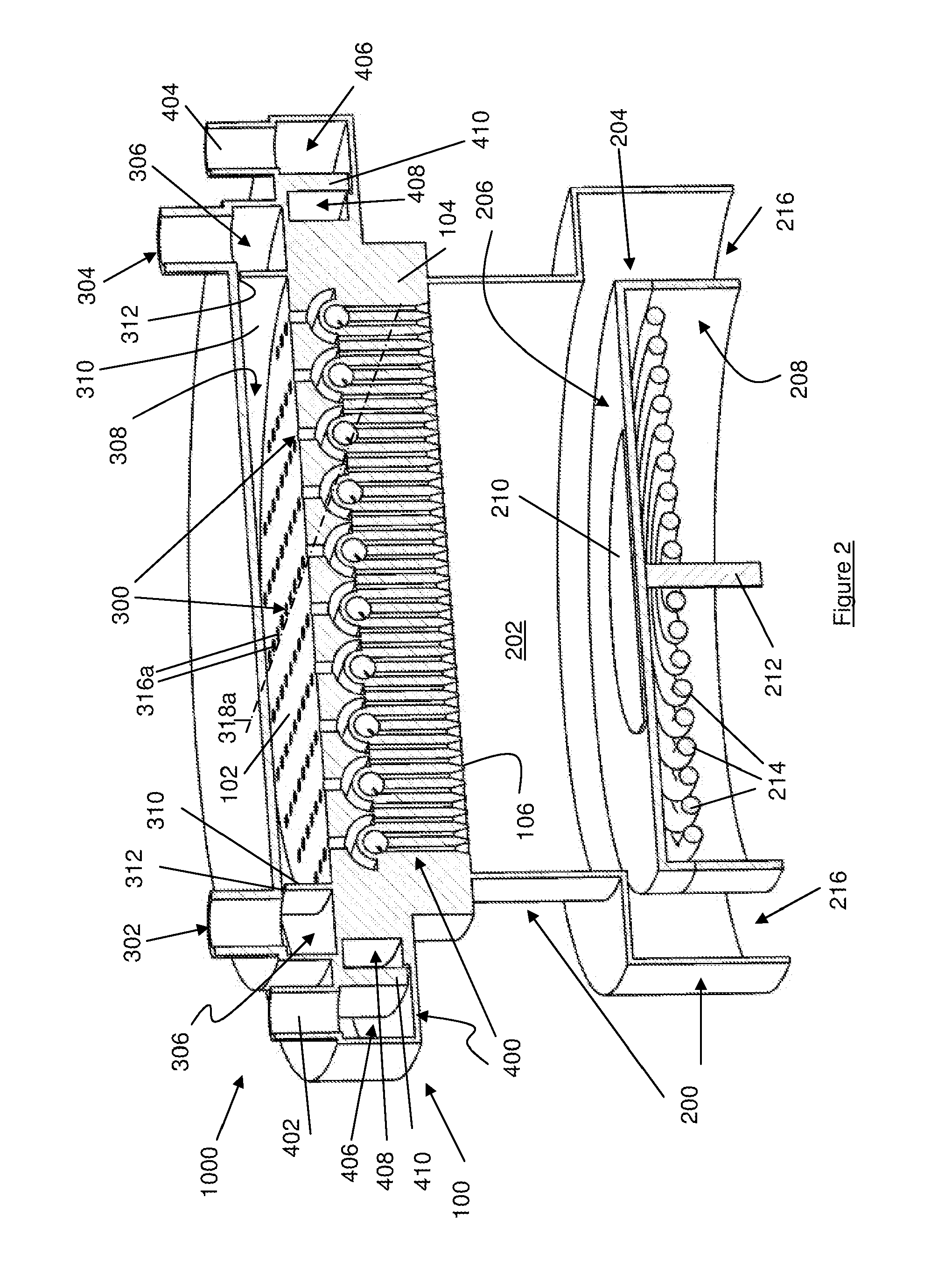 Chemical vapour deposition injector