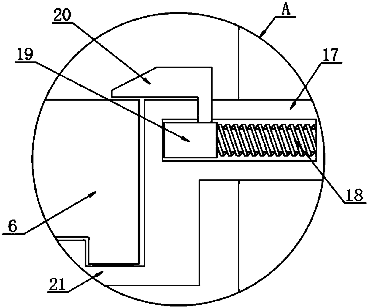 Rapid separation device for sand washing water of casting old sand