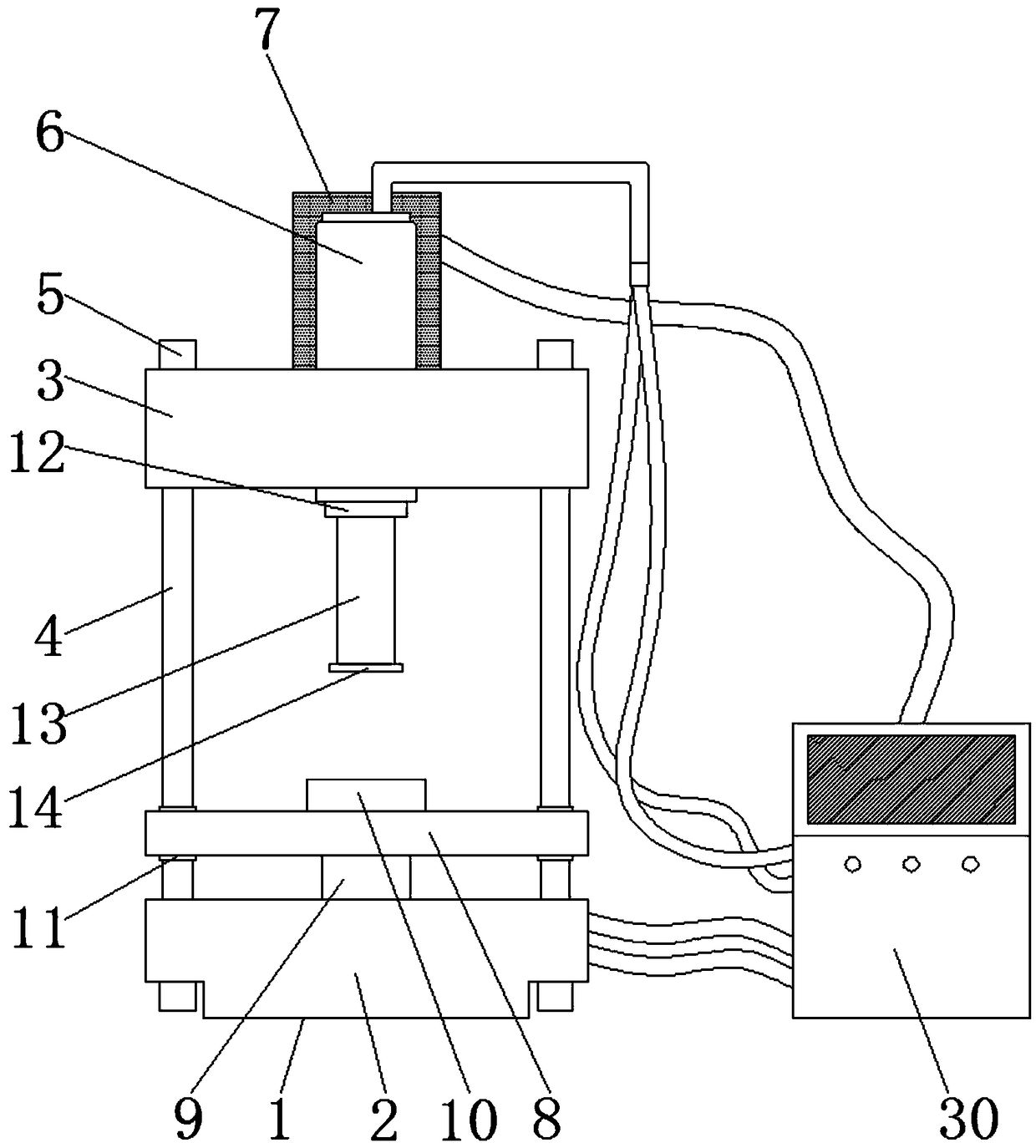 Hydraulic unit convenient to replace protection components