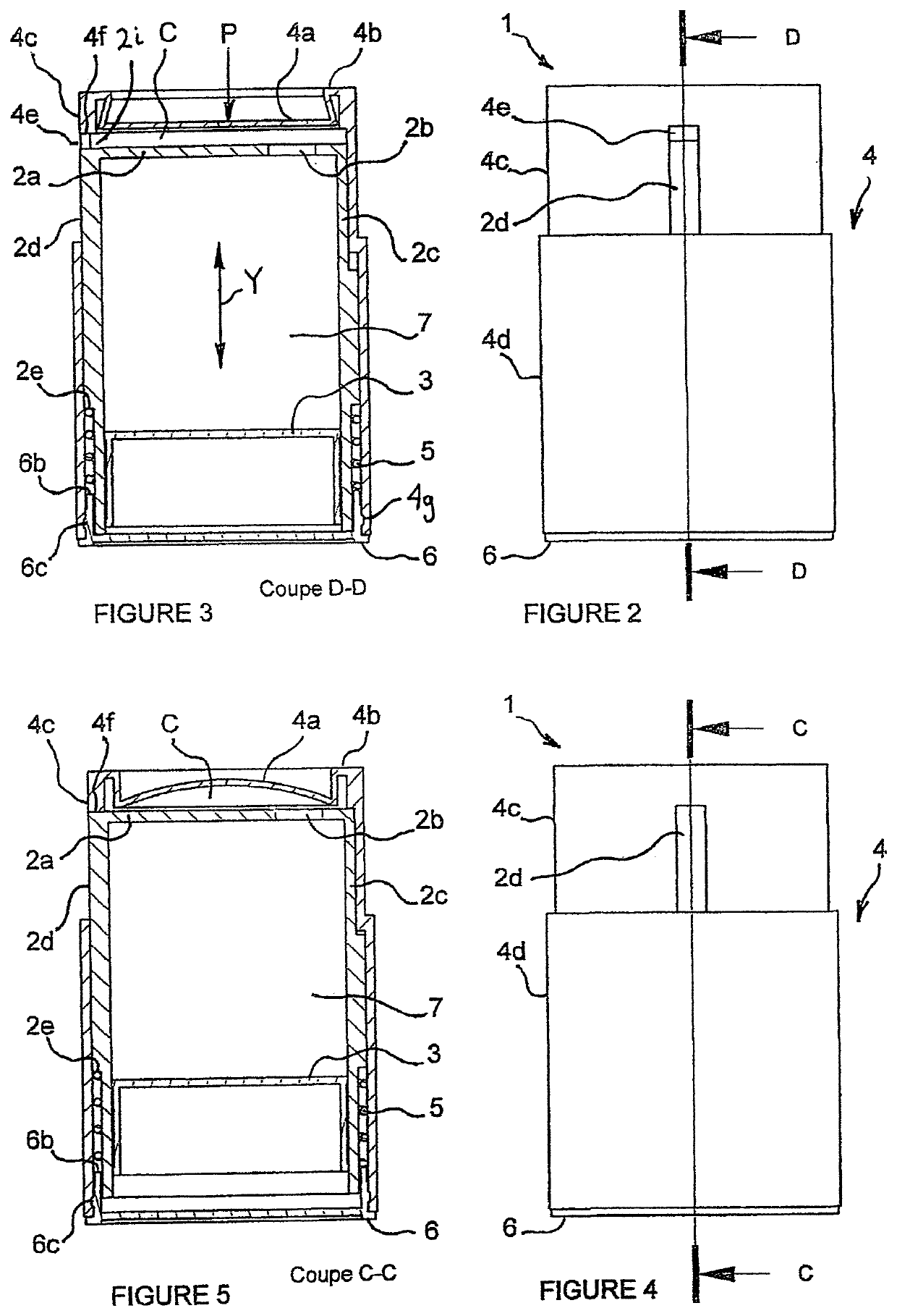 Device for protecting and dispensing pasty or creamy products