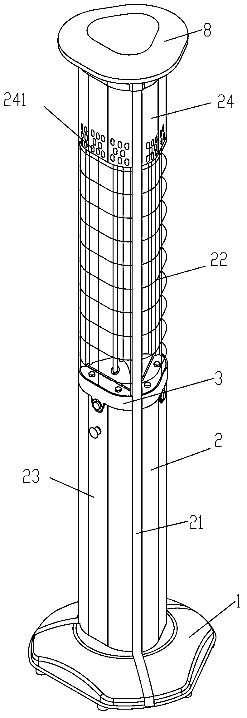 Electric heating furnace