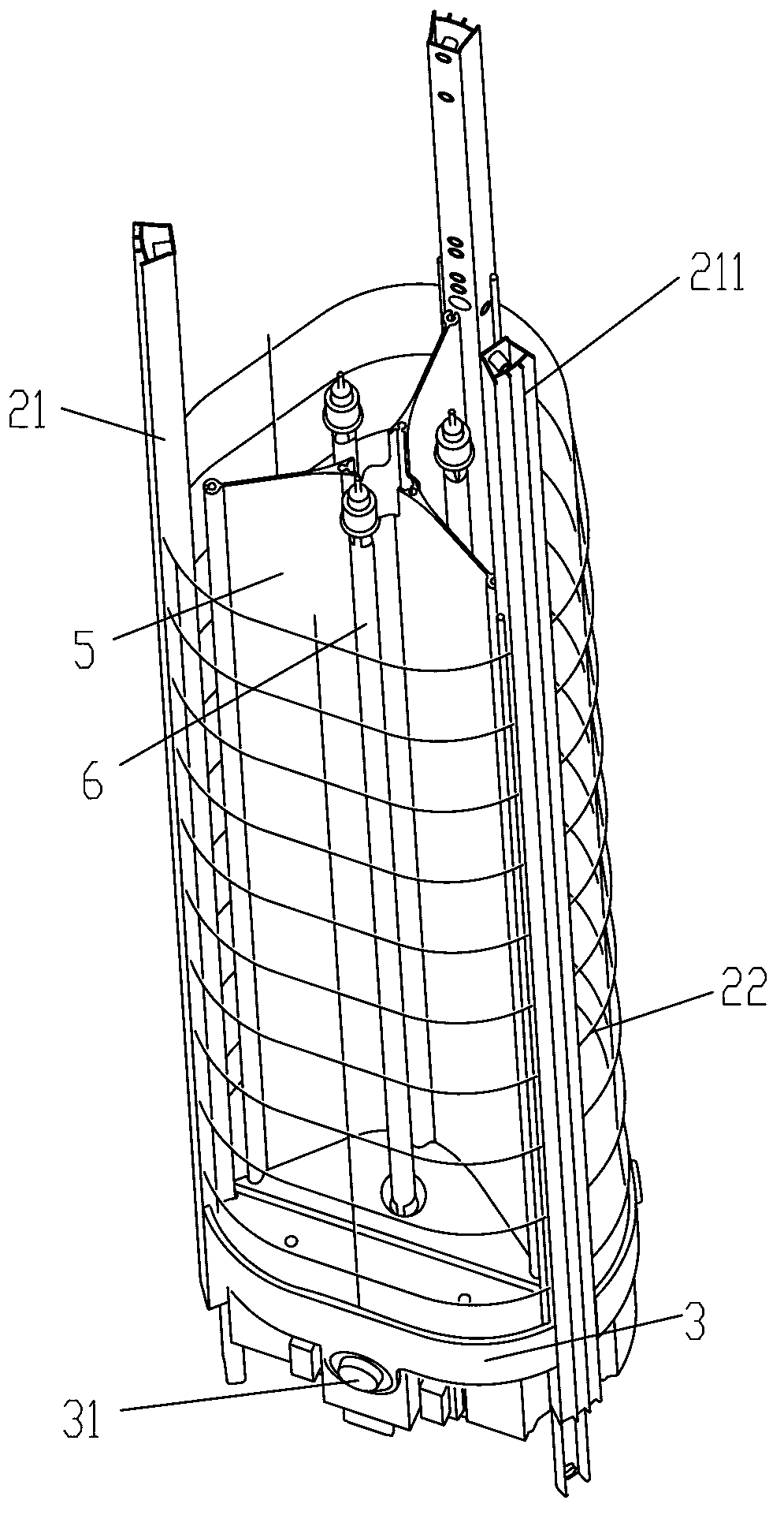 Electric heating furnace