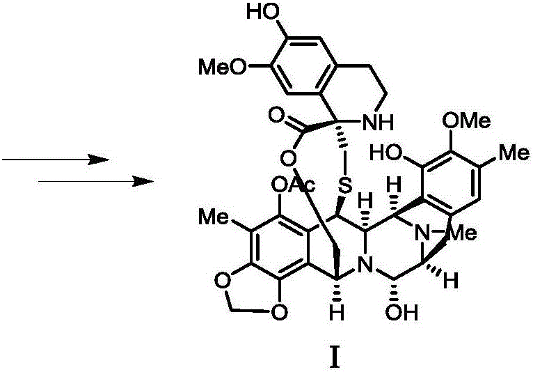 Preparation method and intermediate of trabectedin