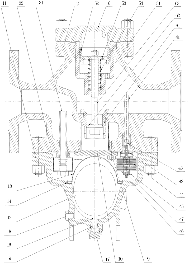 Floater-guided steam trap