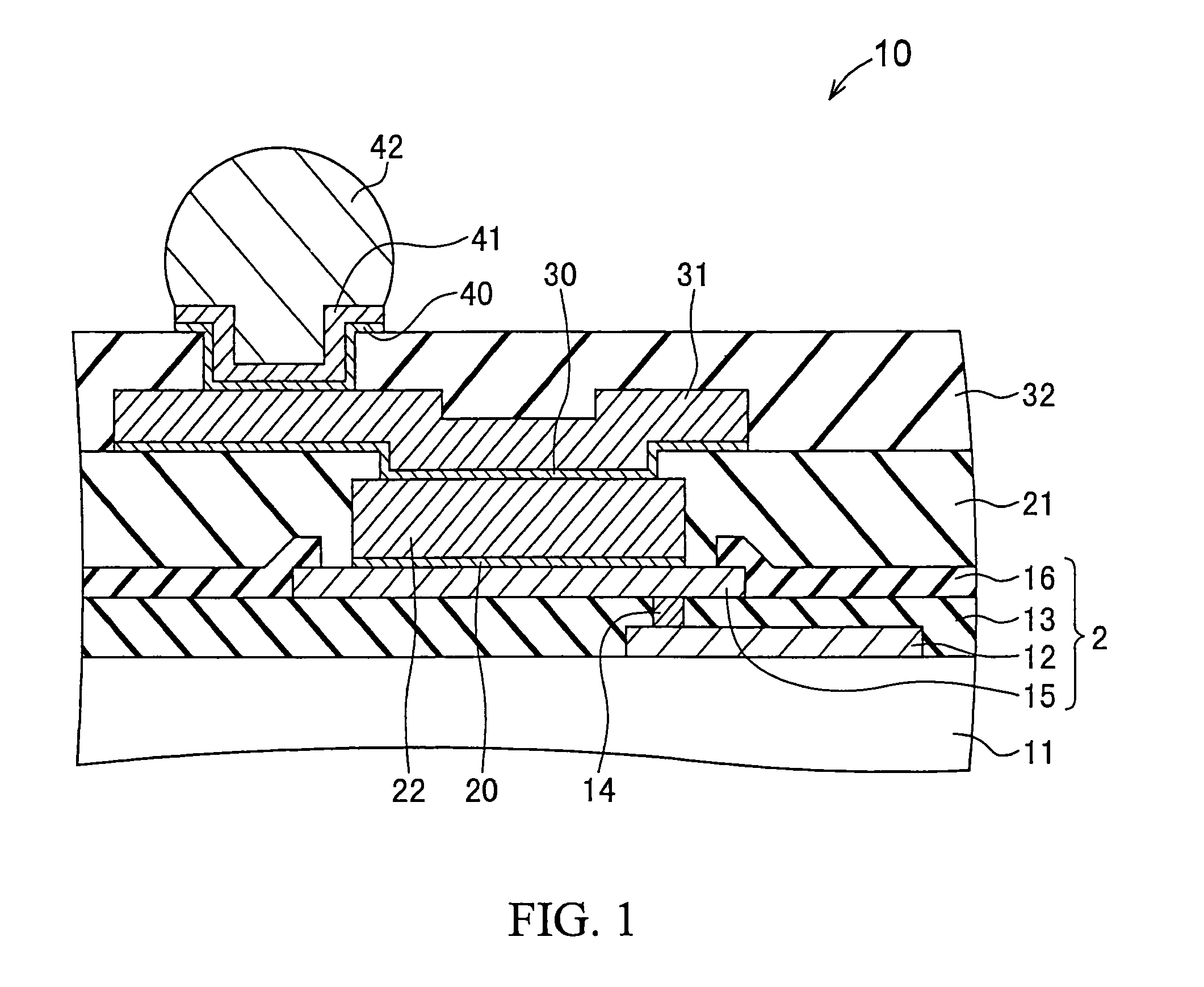 Method of fabricating a conductive post on an electrode