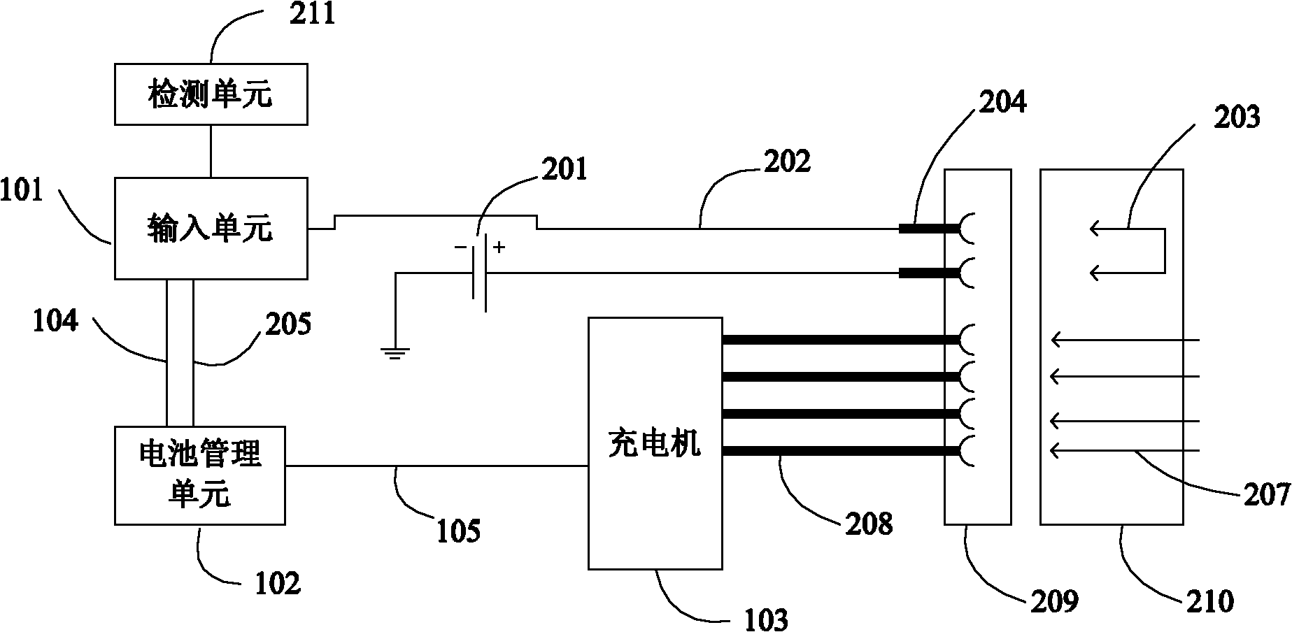 Vehicle-mounted charging device and charging system