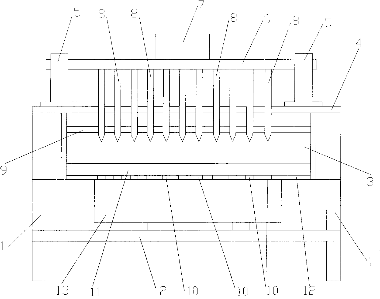 Automatic candle separating device