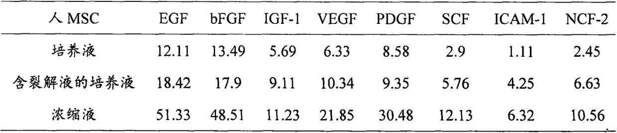 Preparation method and product of biological cosmetic raw material derived from human stem cells