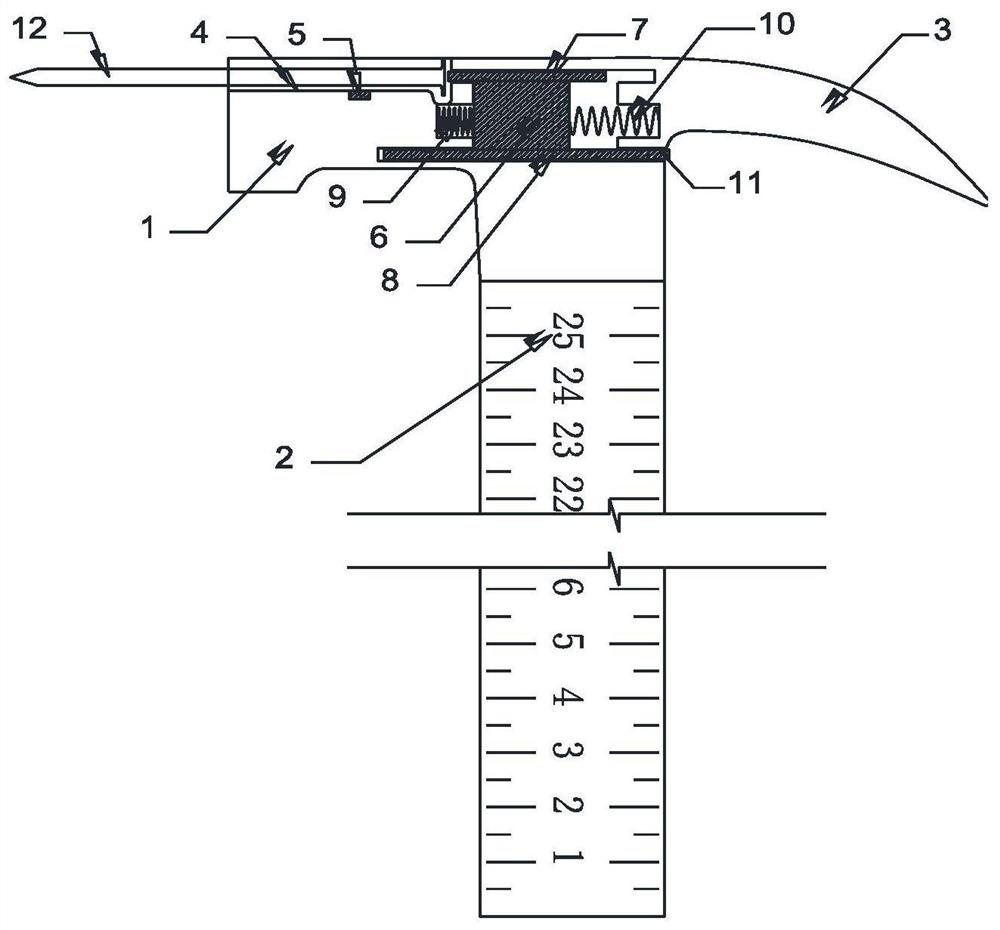 Inertia claw hammer with magnetic nail groove