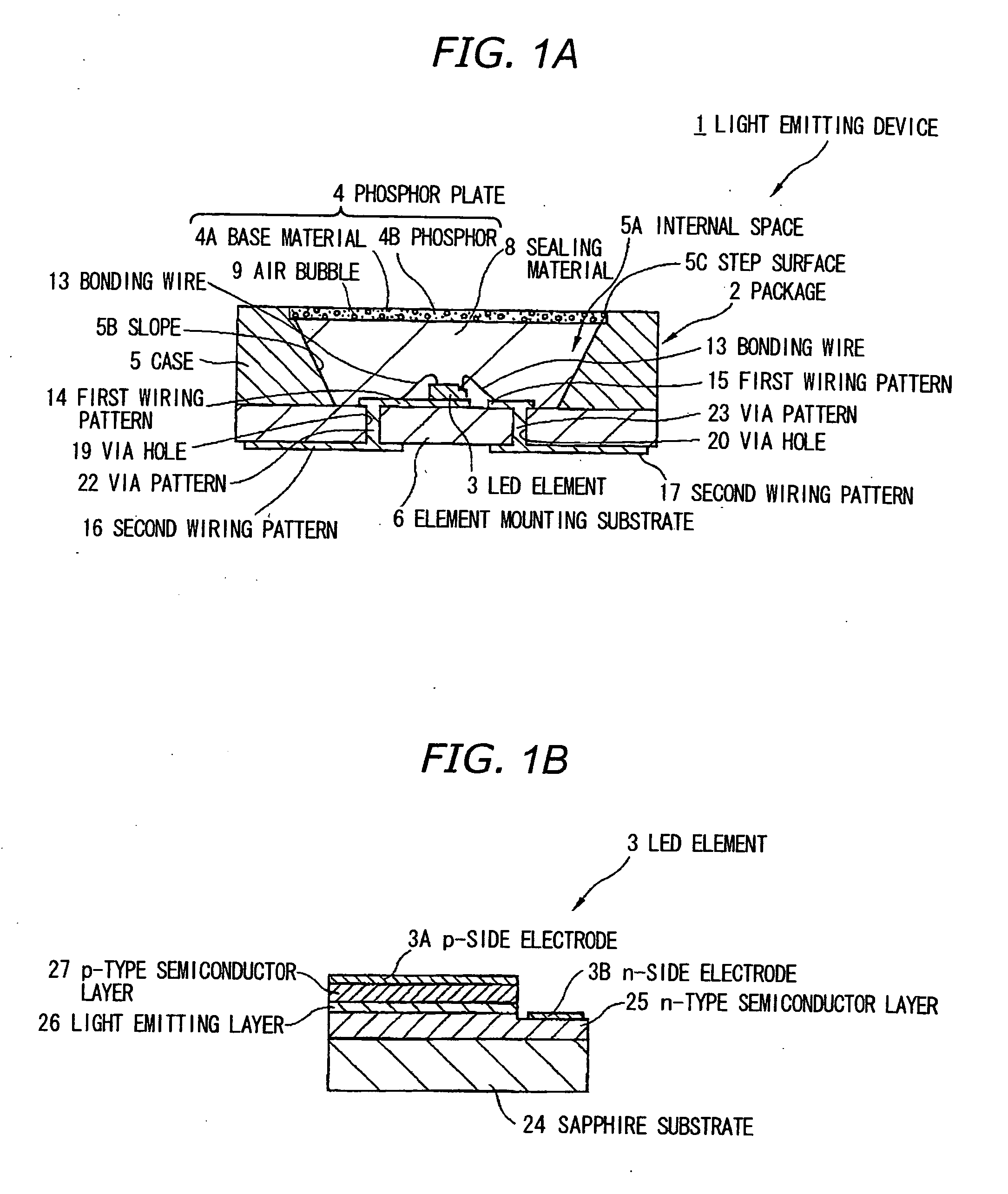 Phosphor plate and light emitting device having same