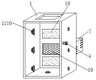 Ceramic drying device with dustproof function