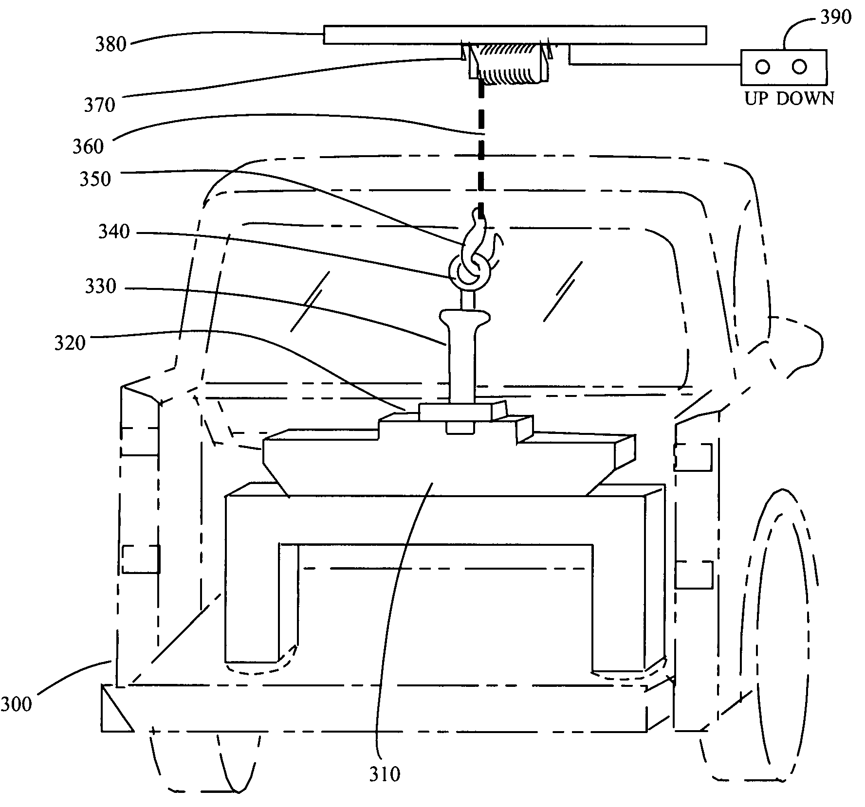 Hitch lift device