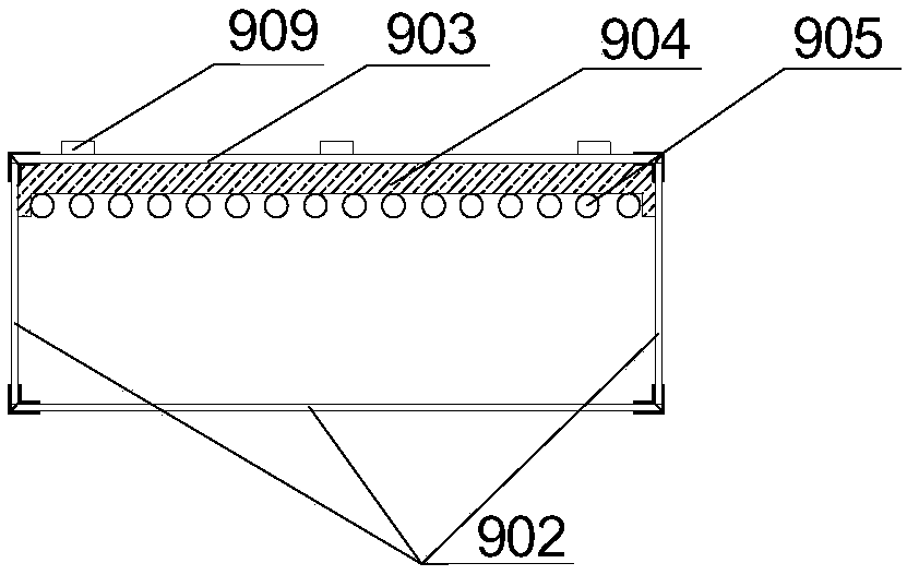 A composite ventilation cooling system of a main transformer room