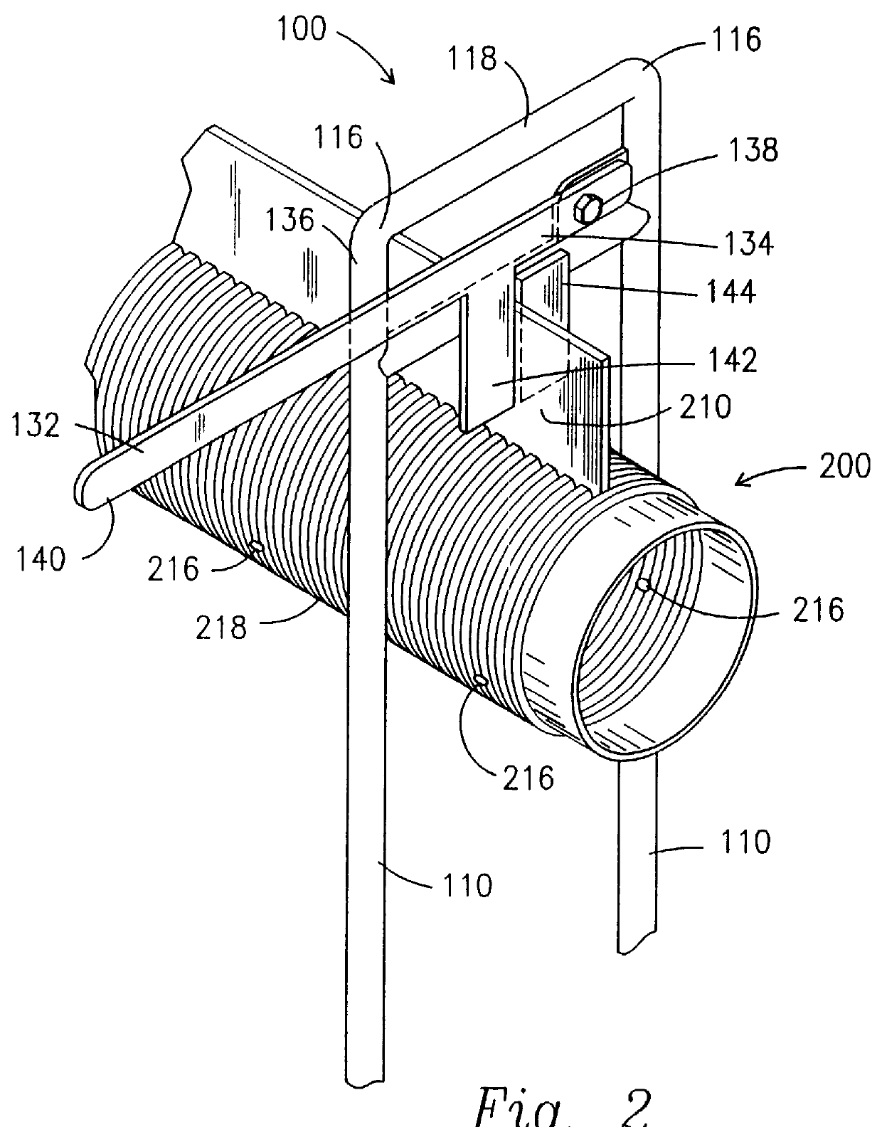 Method of installing drainfield pipe