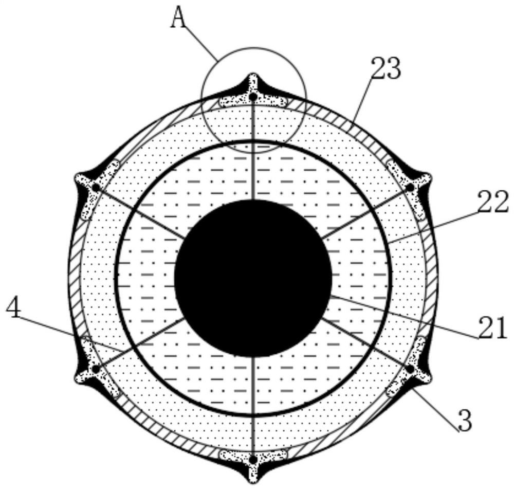 Self-reinforced anti-seepage outer wall