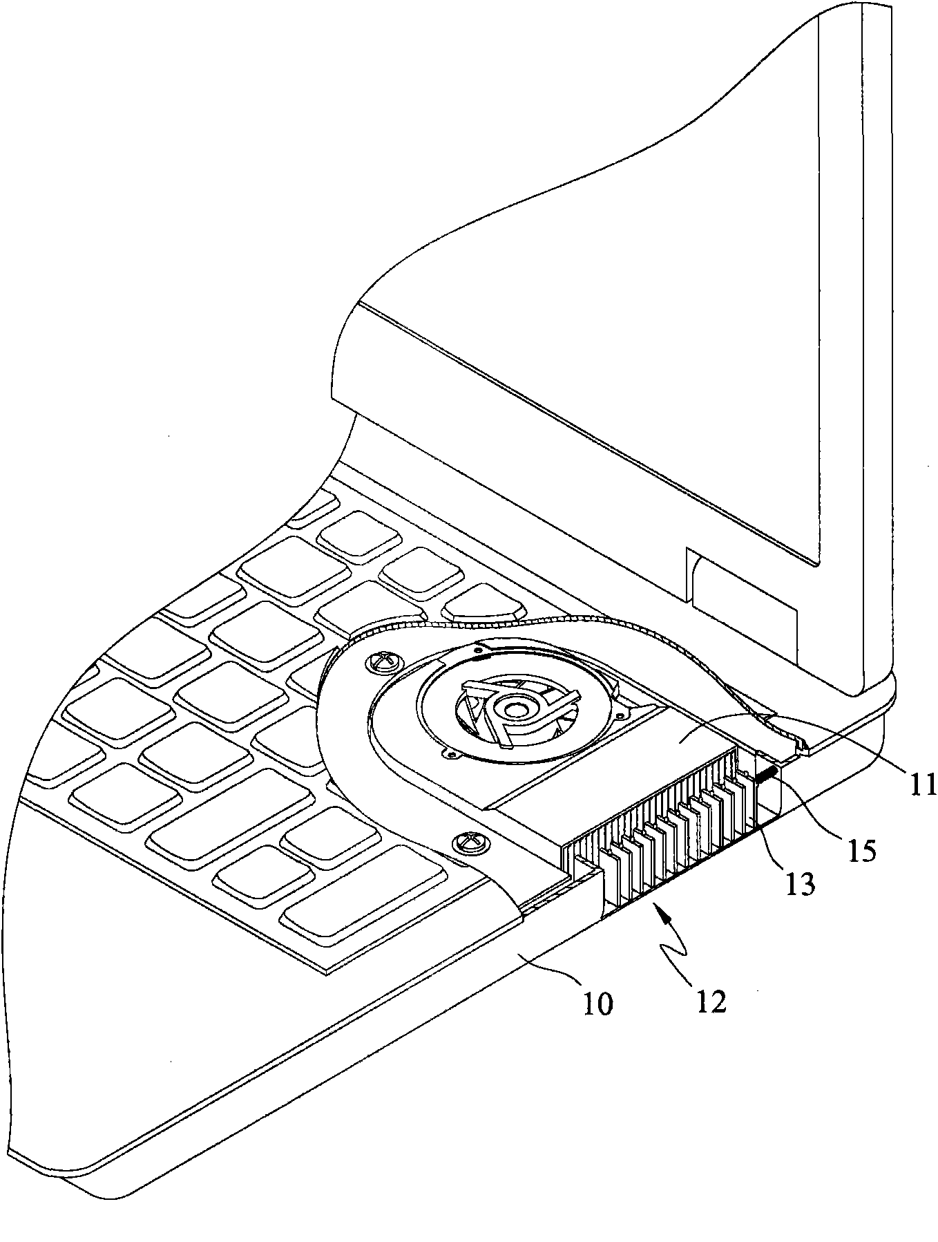 Air guiding structure