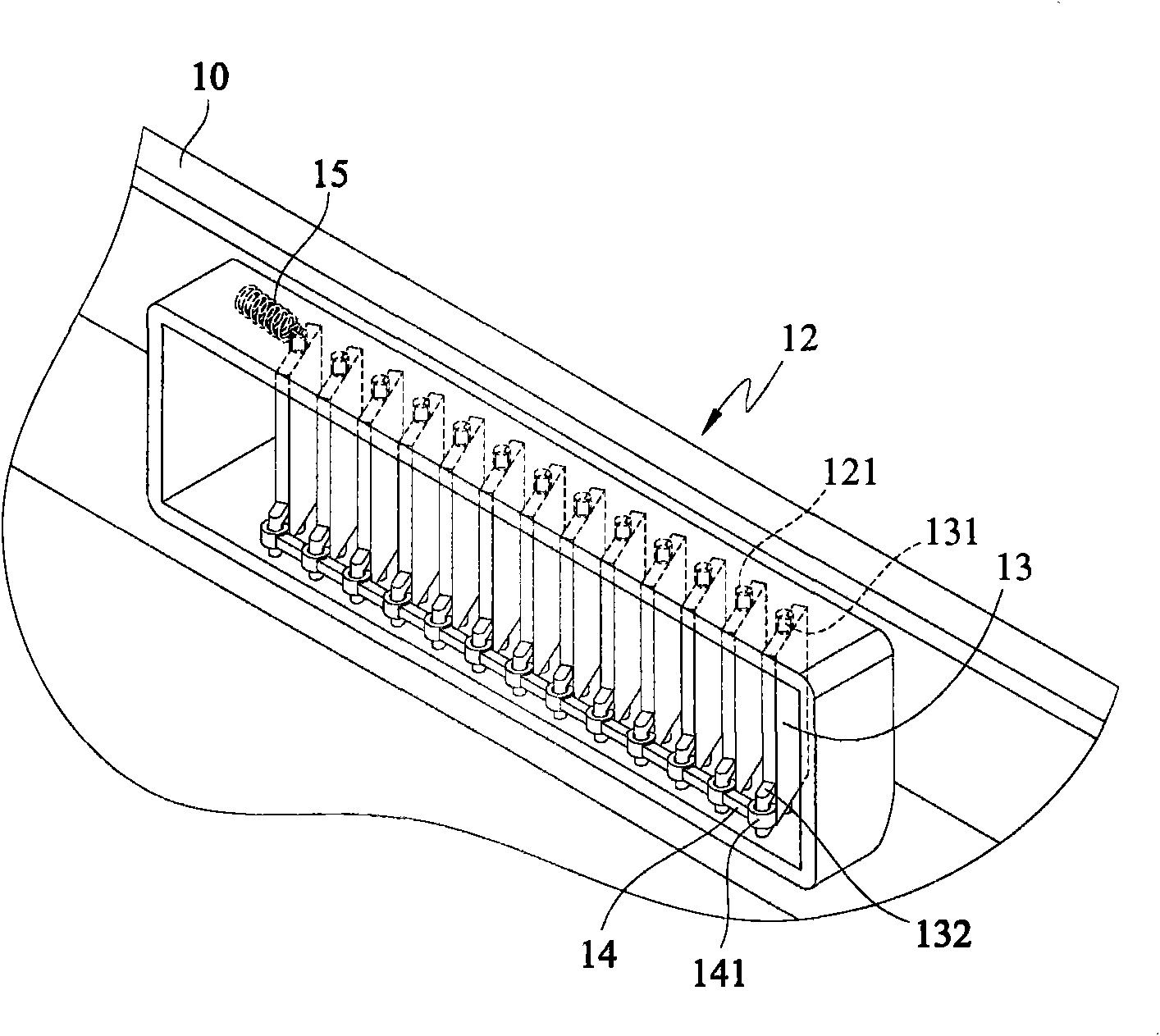 Air guiding structure