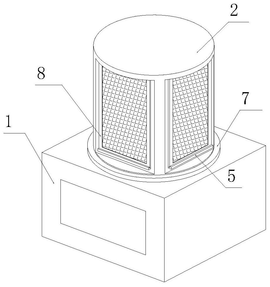 Integrated air purification and disinfection equipment with rotatable air suction port