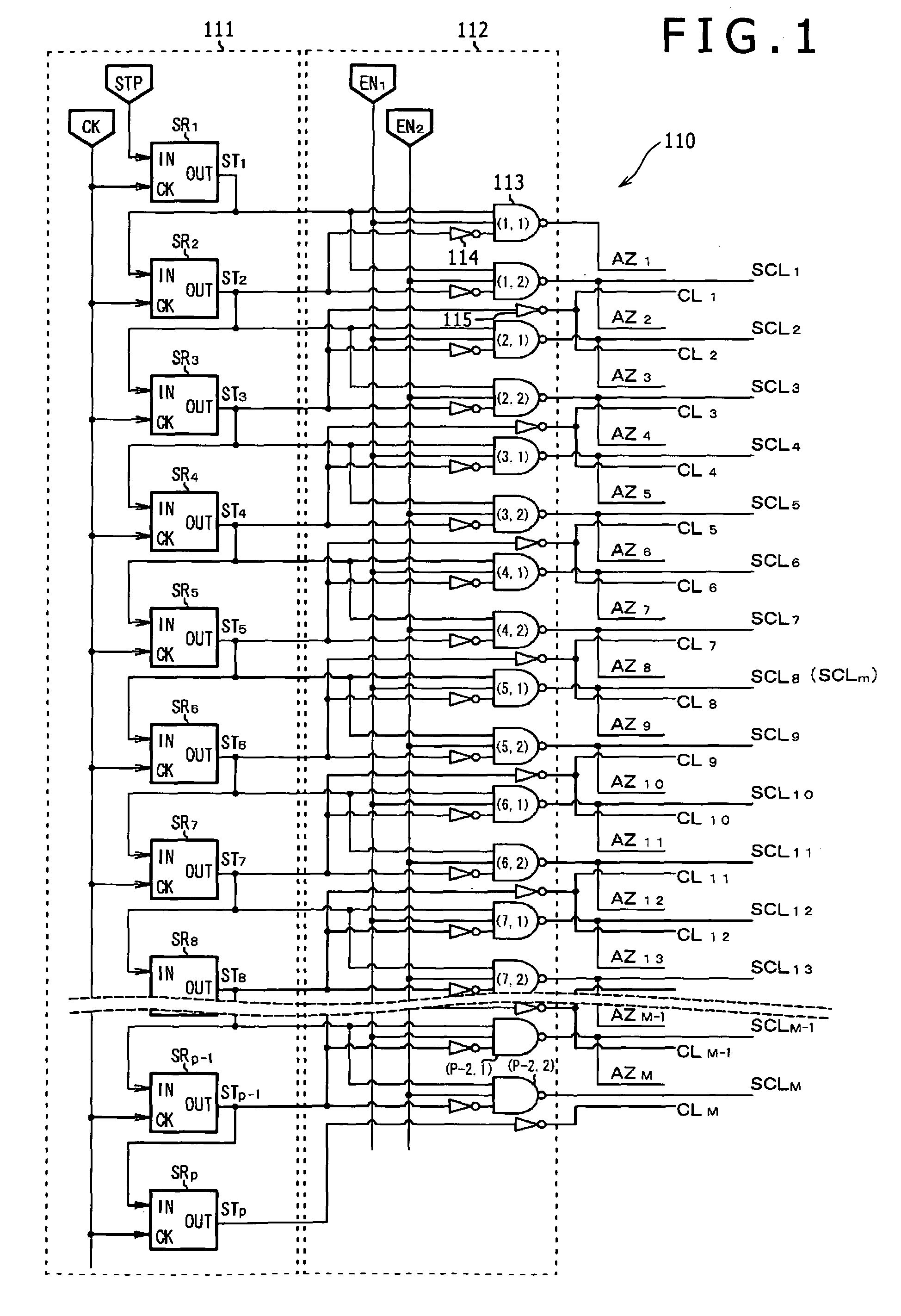 Scanning drive circuit and display device including the same