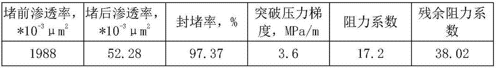 Polymer profile control agent for high-seepage pore type oil deposit and use method thereof