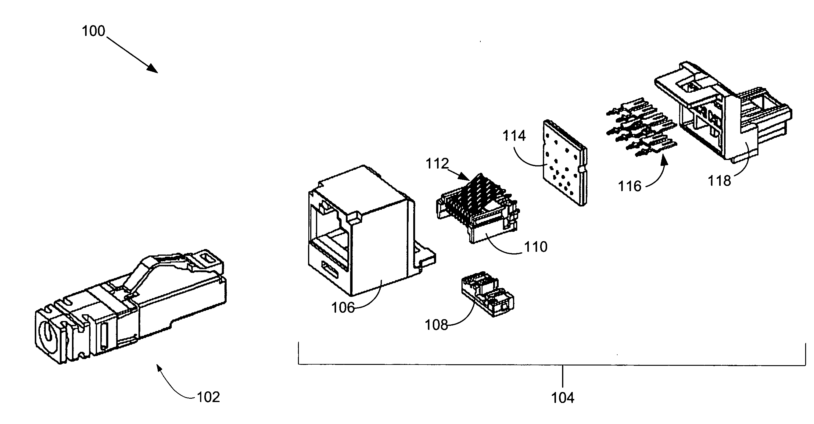 Electrical connector with improved crosstalk compensation