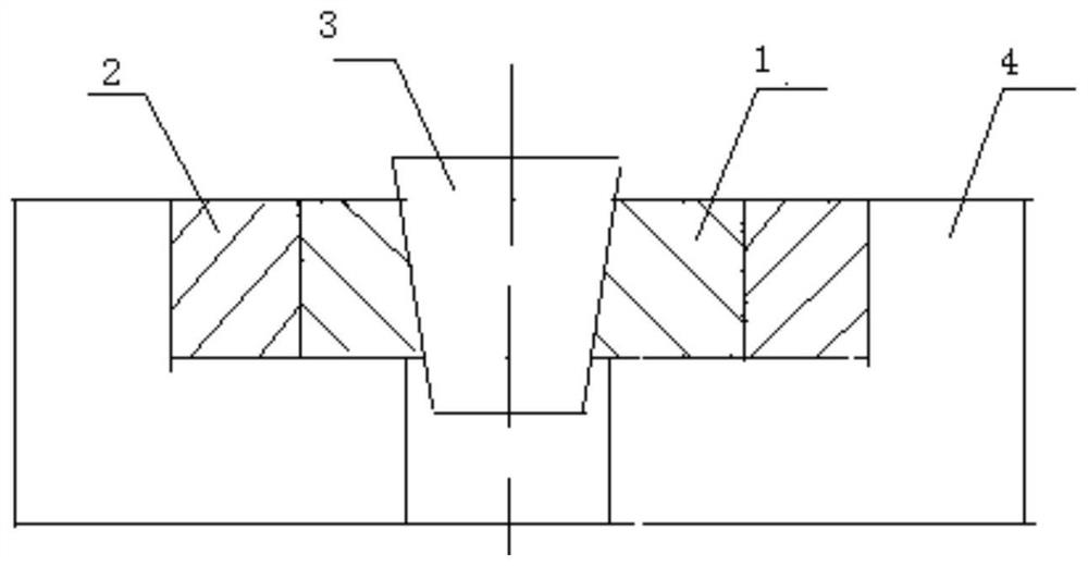 A connection method between a stainless steel sleeve and a brass ring