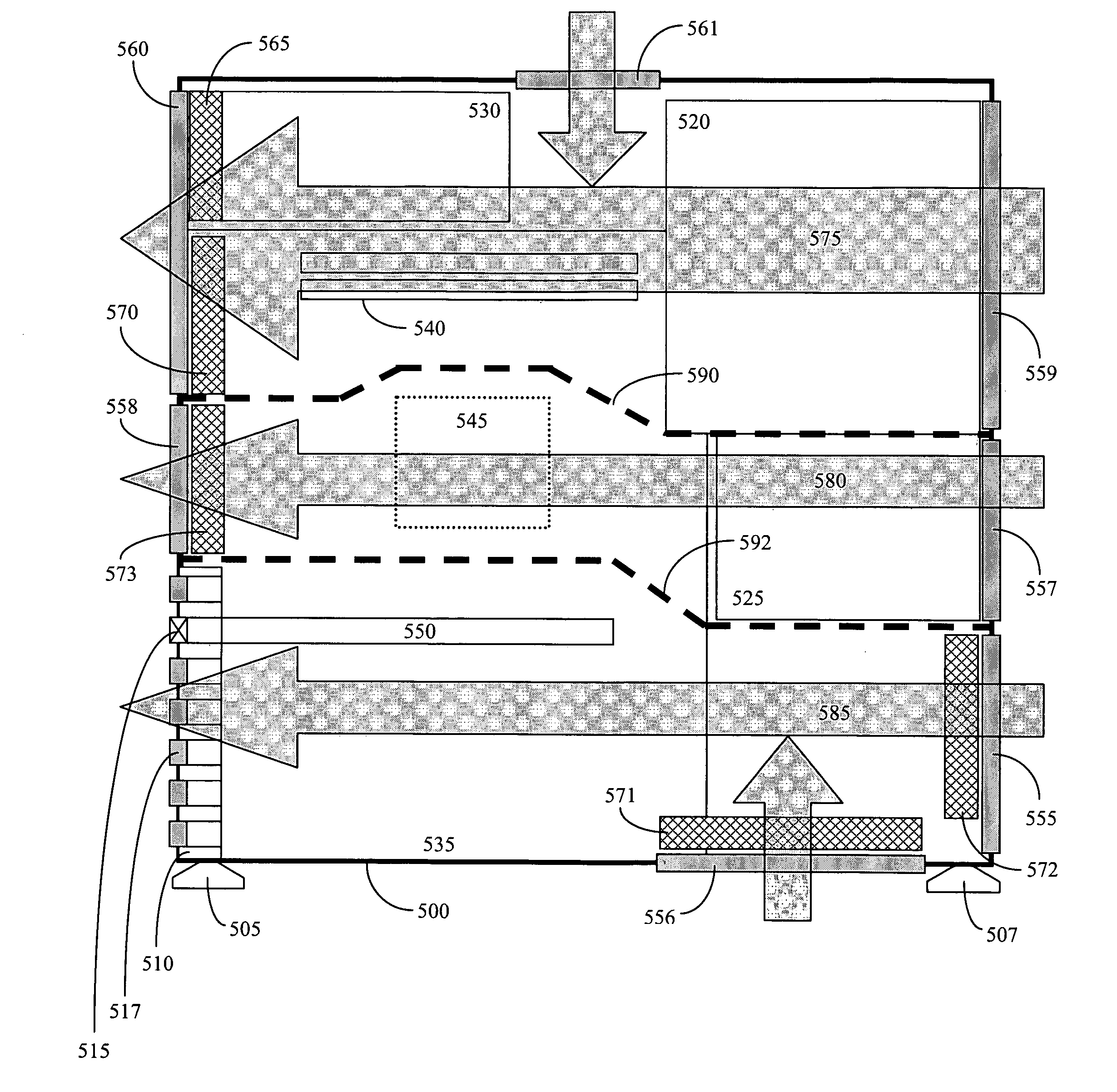 Computer chassis for improved airflow and heat transfer from computer system components