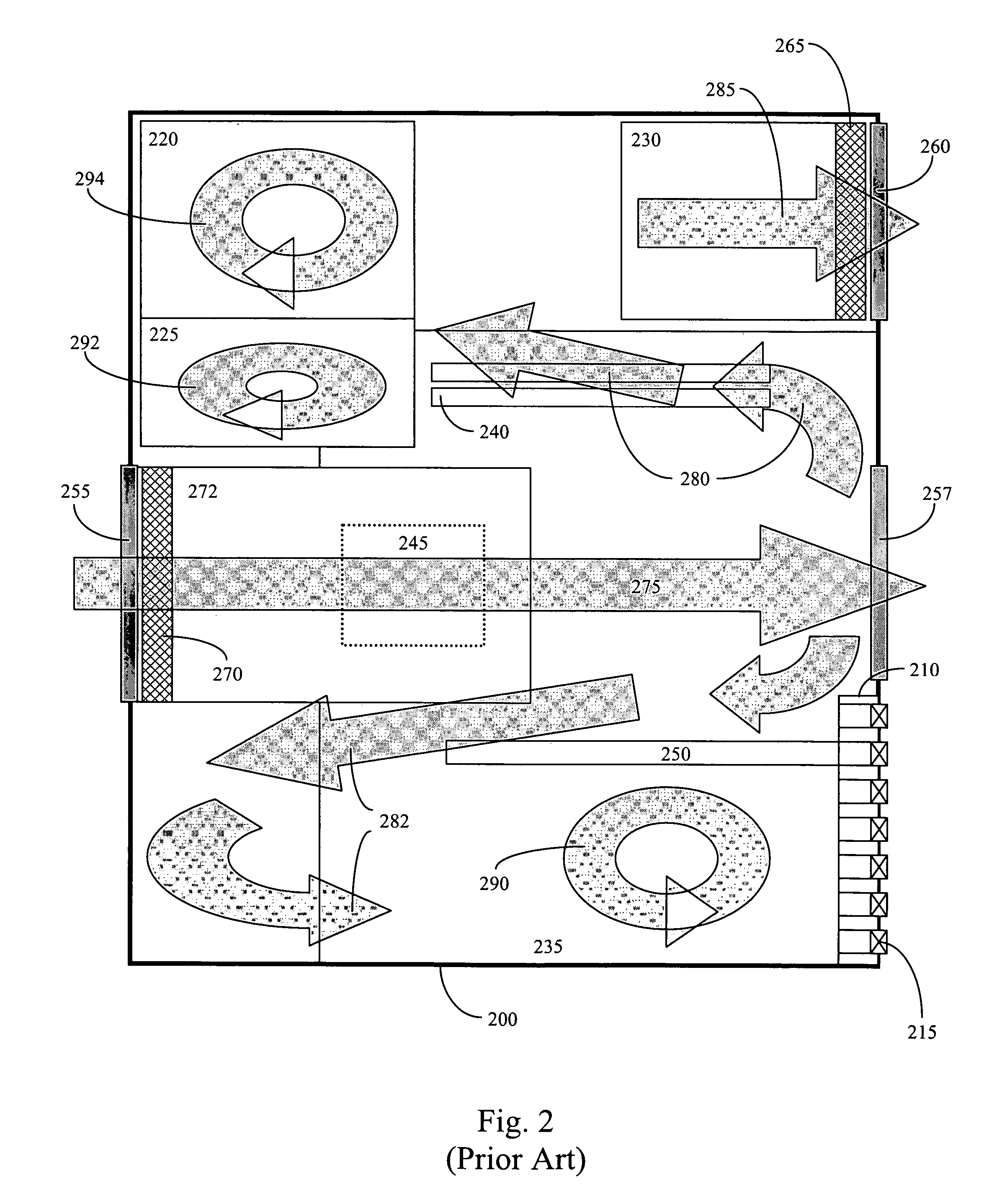 Computer chassis for improved airflow and heat transfer from computer system components