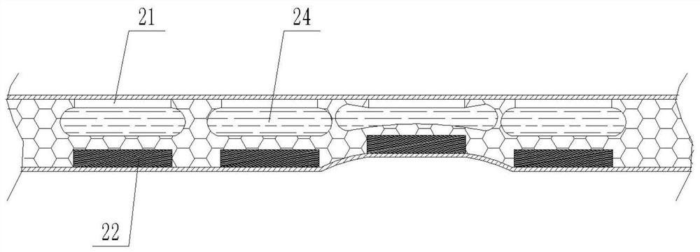 Magnetic liquid extrusion type power generation module