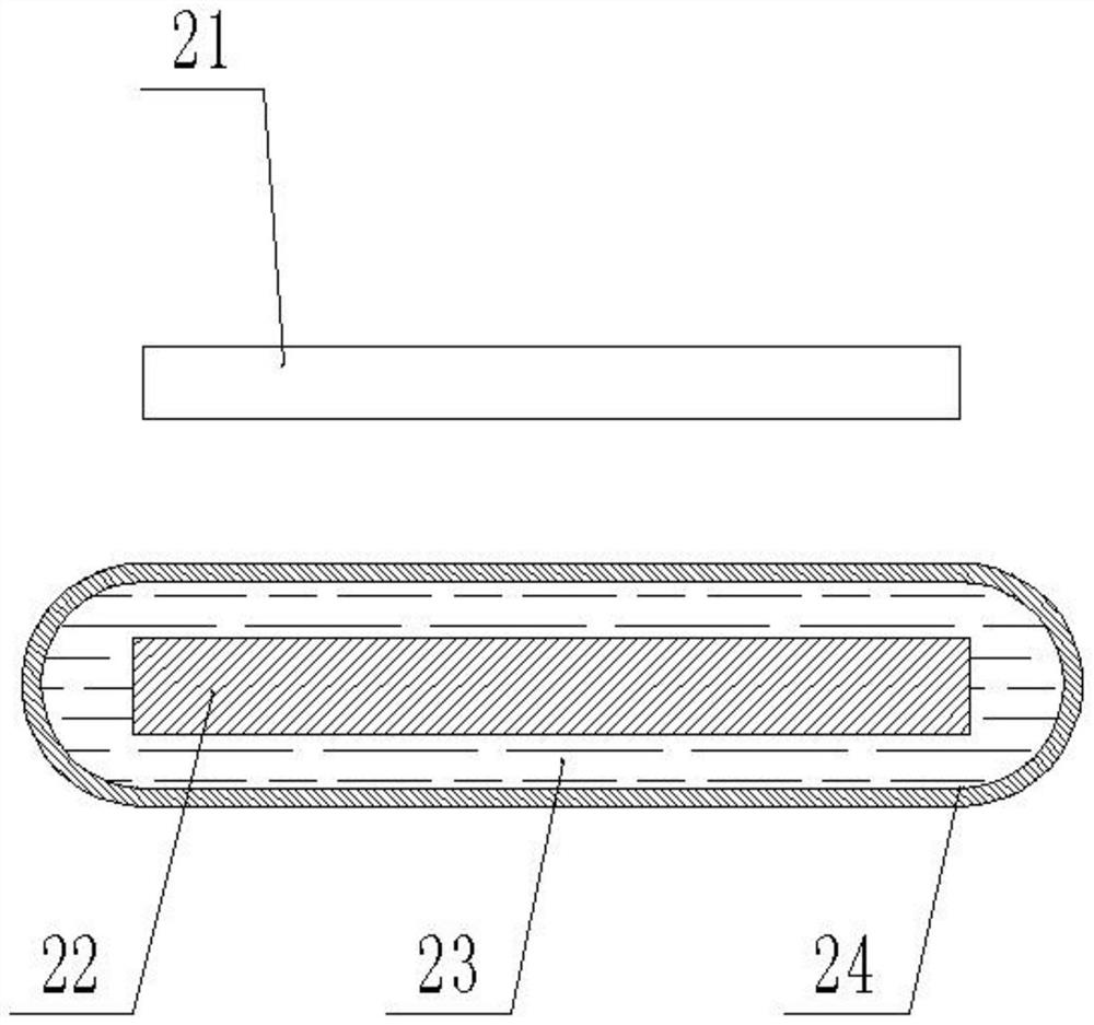 Magnetic liquid extrusion type power generation module