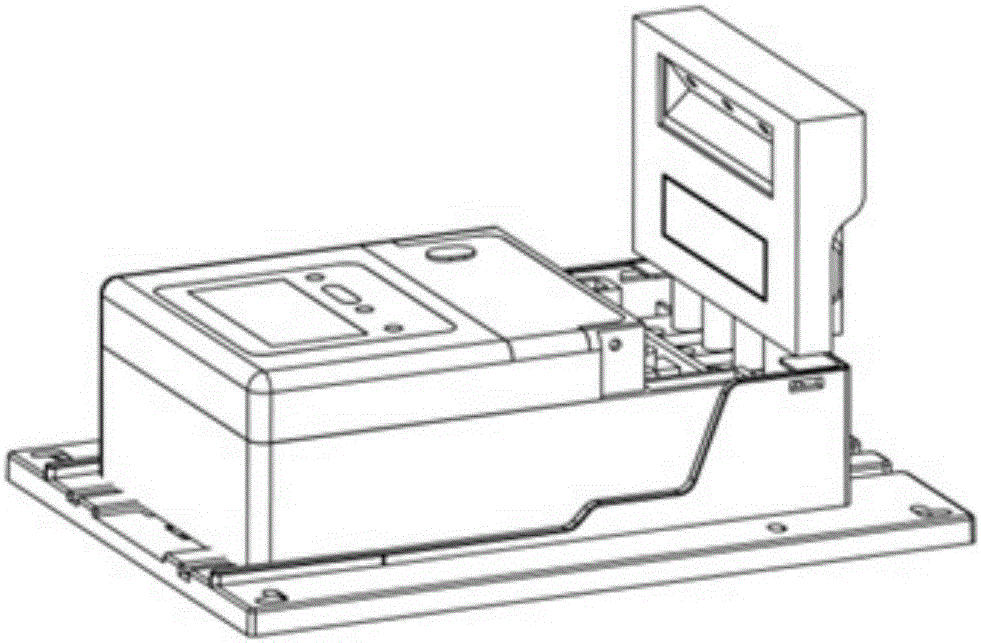 Device for replacing single-phase intelligent electric energy meter without power outage