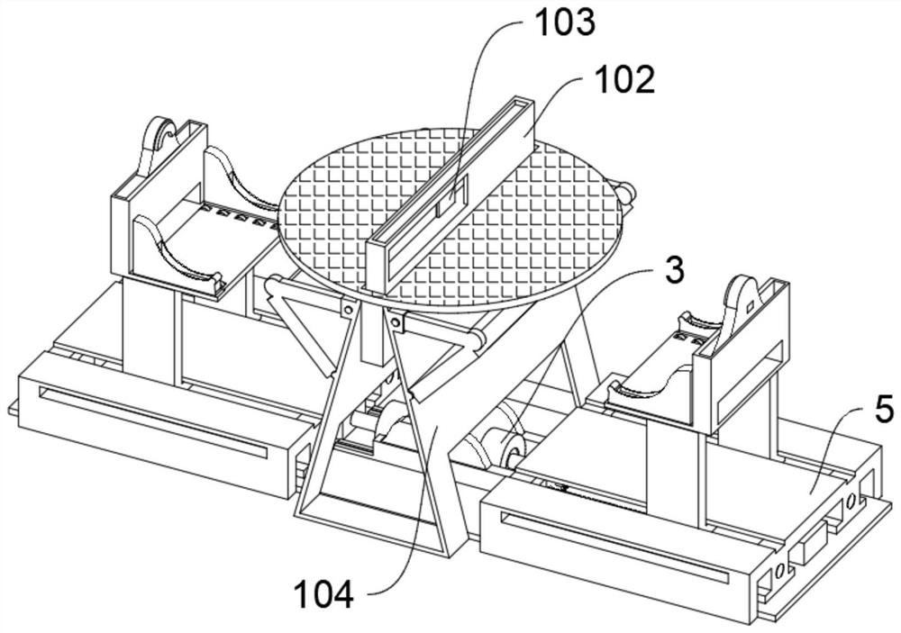 Connected office table capable of changing distance between table and chair