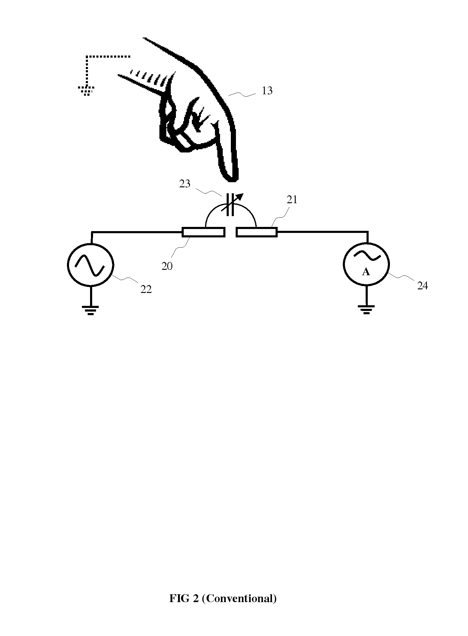 Capacitive touch panel with dynamically allocated electrodes