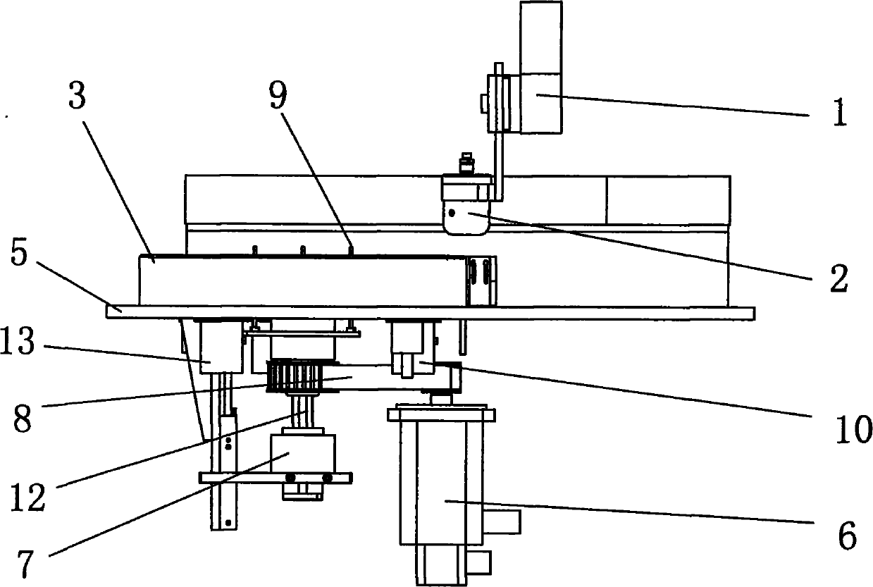 Glue spraying processing device used in semiconductor manufacturing