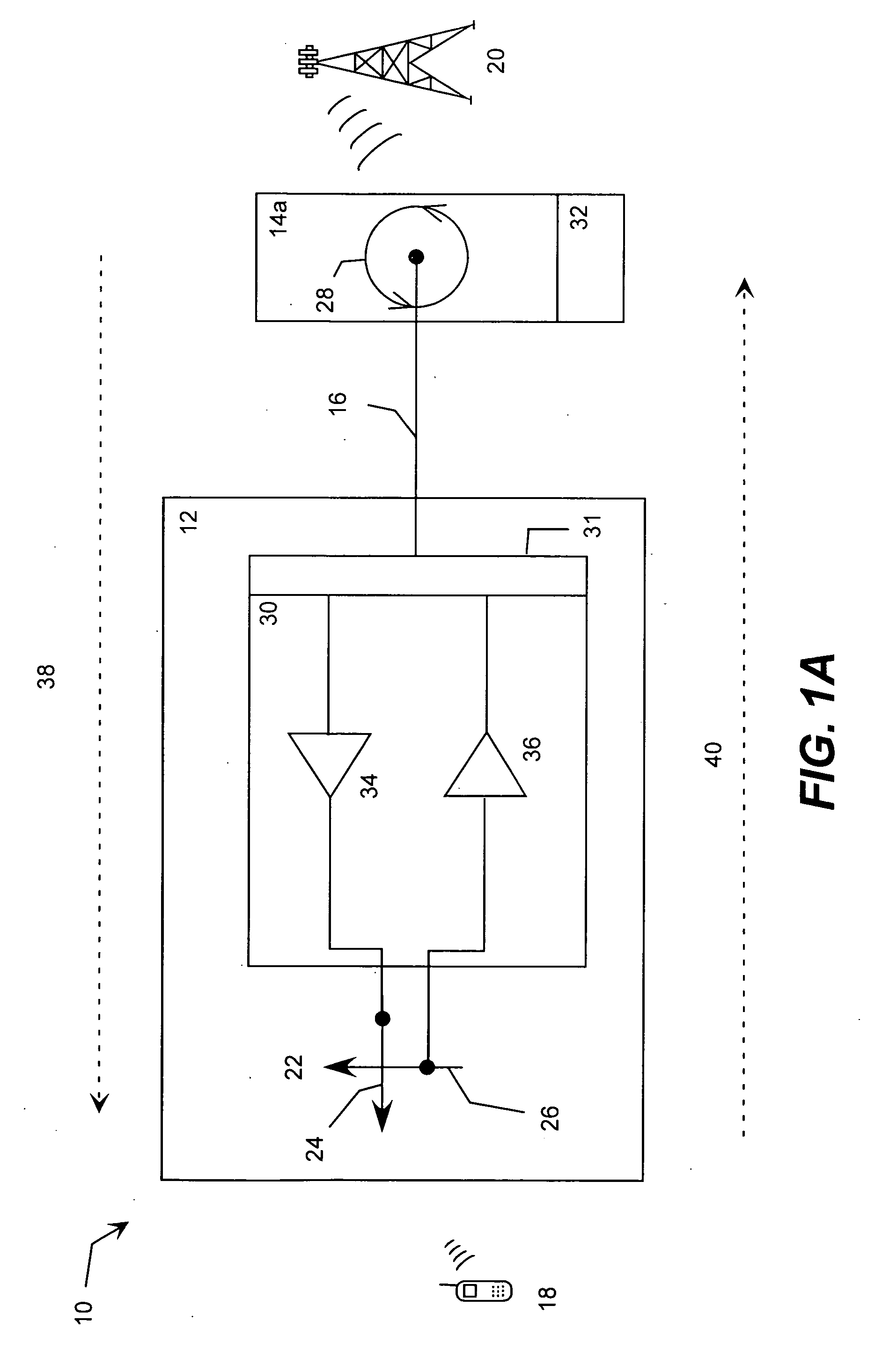 Wireless repeater with universal server base unit and modular donor antenna options