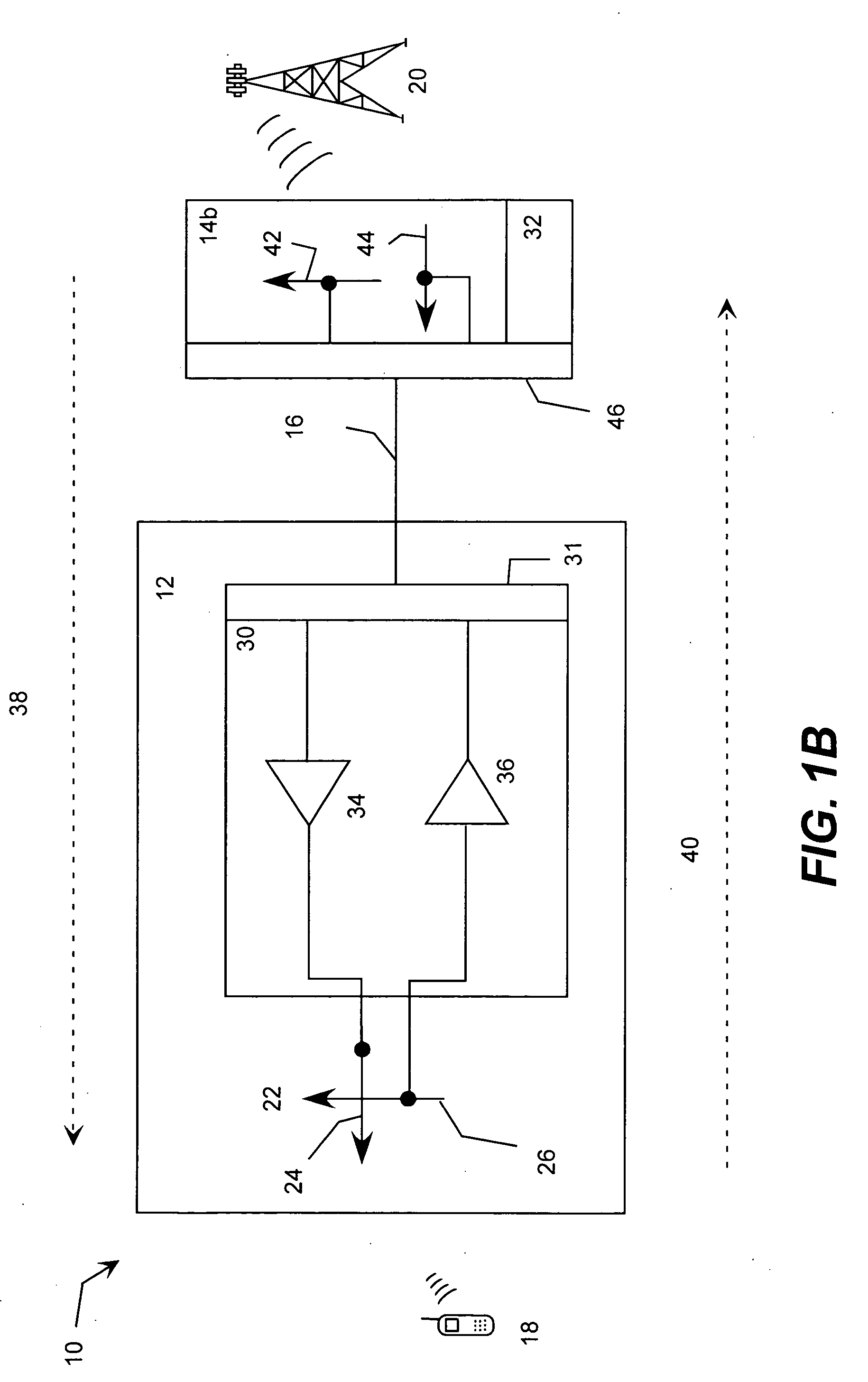 Wireless repeater with universal server base unit and modular donor antenna options