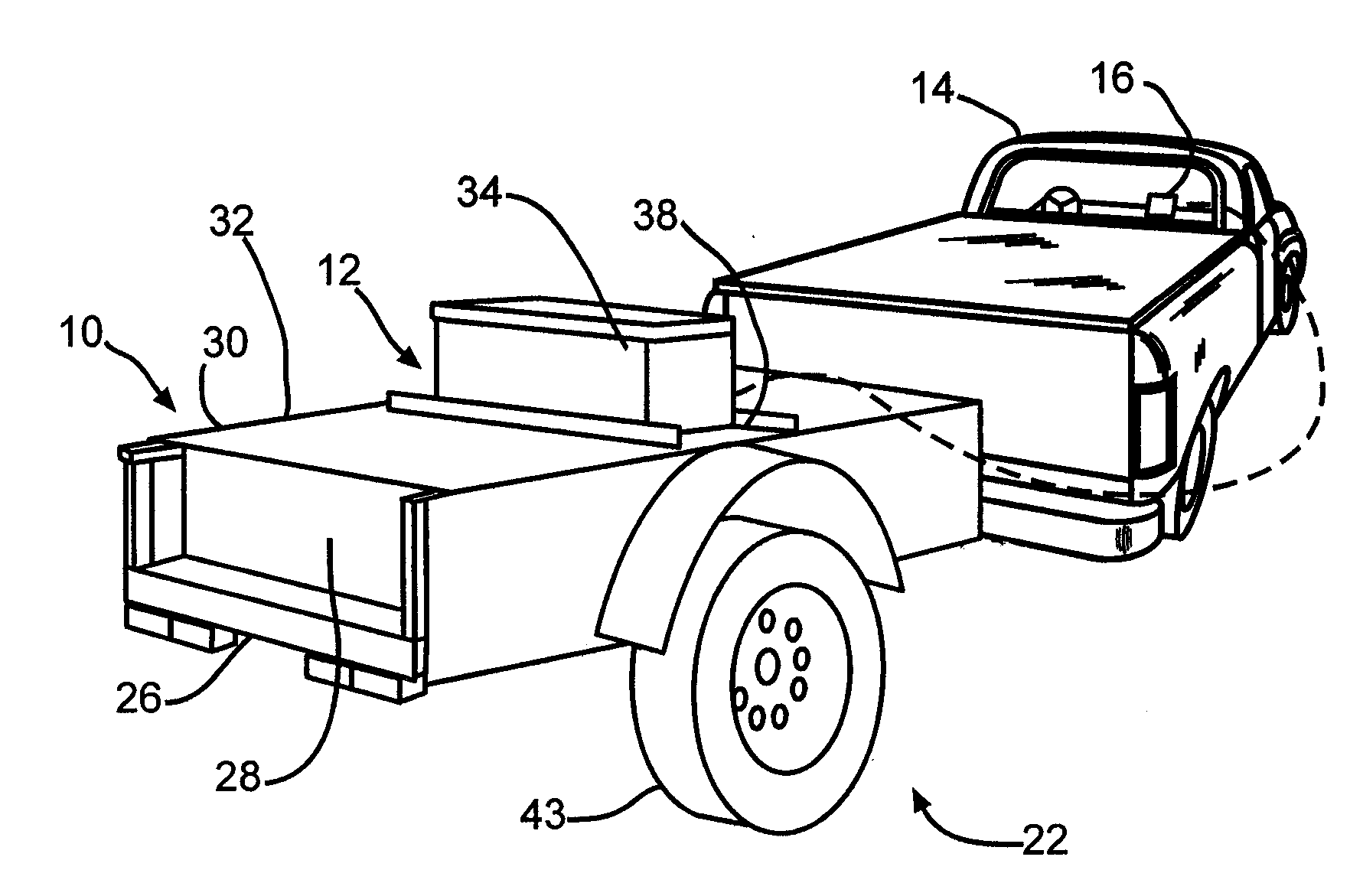 Trailer with Integral Axle-Mounted Generator and Battery Charger