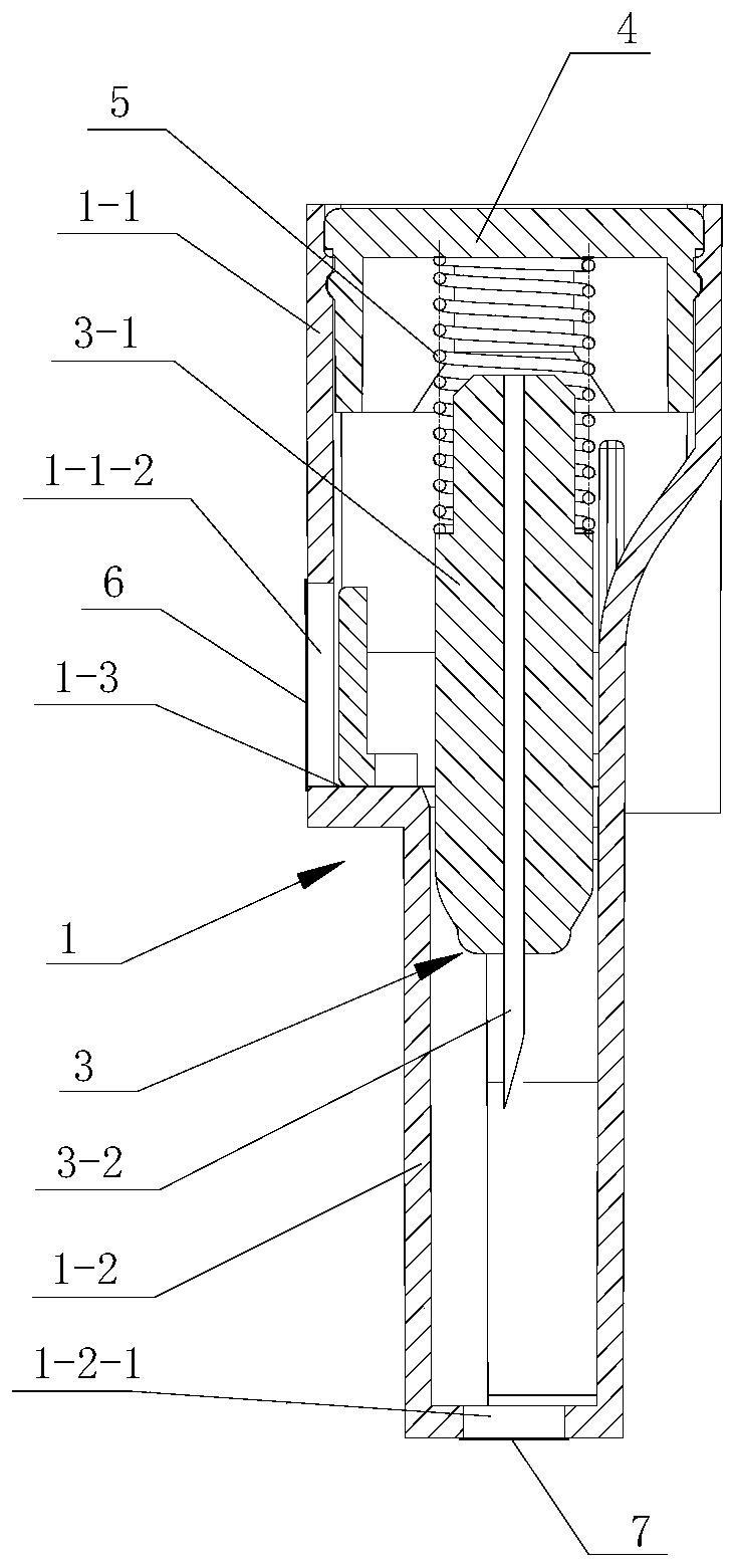 A side-triggered blood collection device