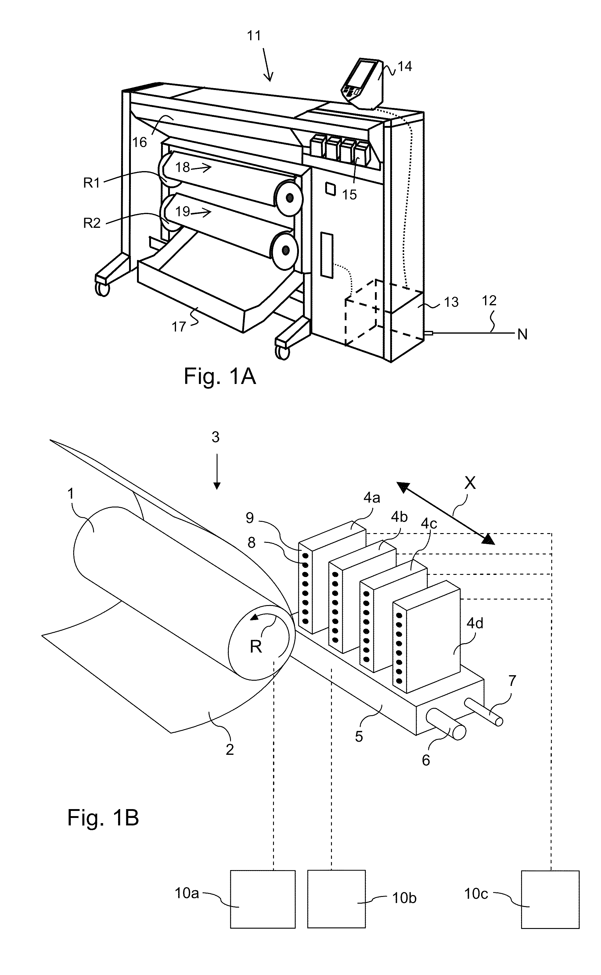 Suction device for cleaning a nozzle surface of a print head