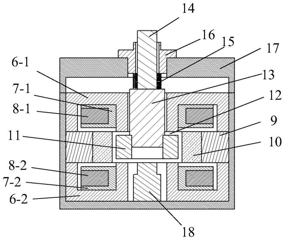 An angle adjustment platform and adjustment method driven by normal electromagnetic stress