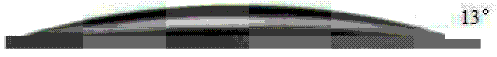 Gradient function coating with surface tension changed in gradient way and preparation method thereof