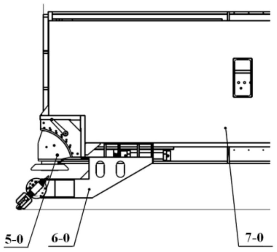 A method and device for uniformly thinning a large-scale irregular busbar-shaped surface shell