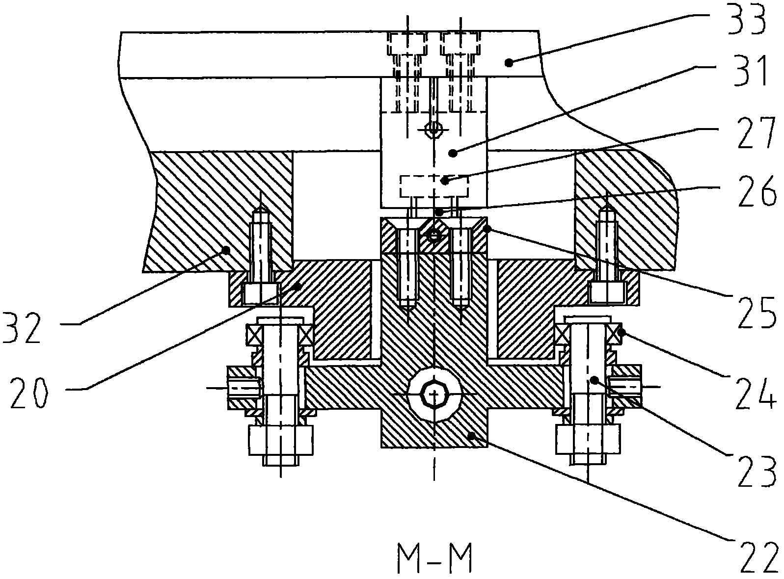 Testing instrument for dynamic virtual power of spindle