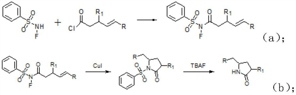 Synthetic method of lactam compound