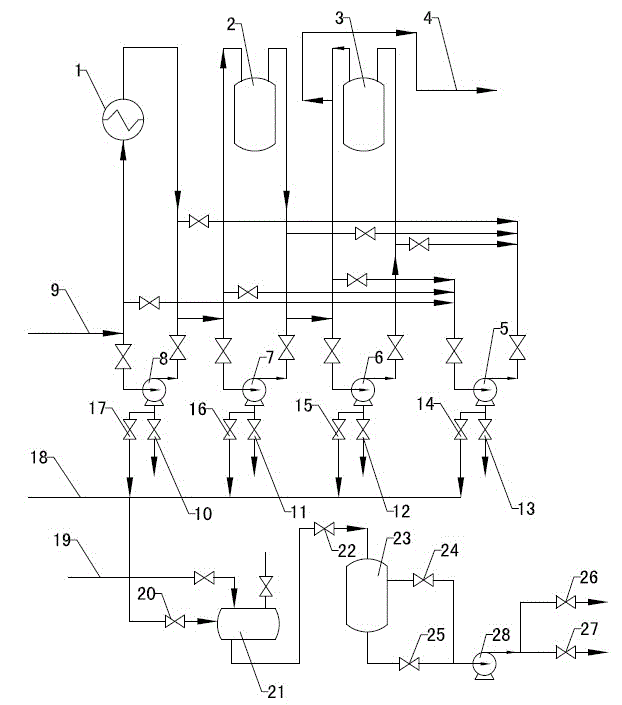 Recovering and treating device for butanol-octanol condensation maintenance waste liquor and treating technology