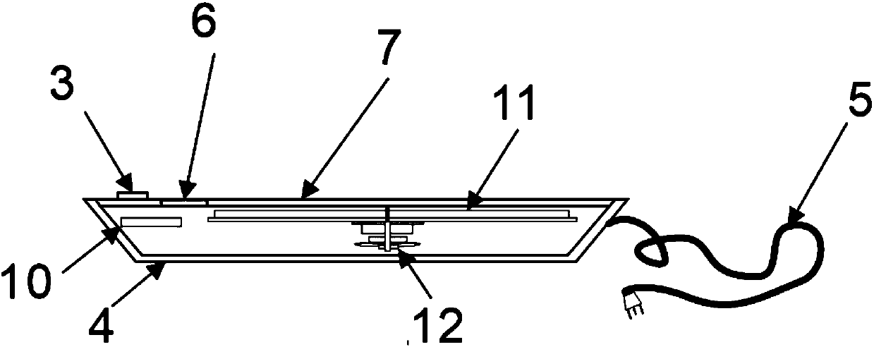 Electromagnetic heating device for beverages