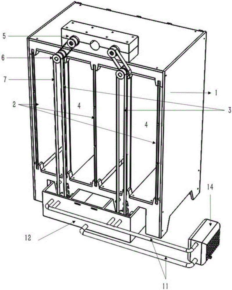 Haze collection unit based on corona discharge and haze-removal apparatus