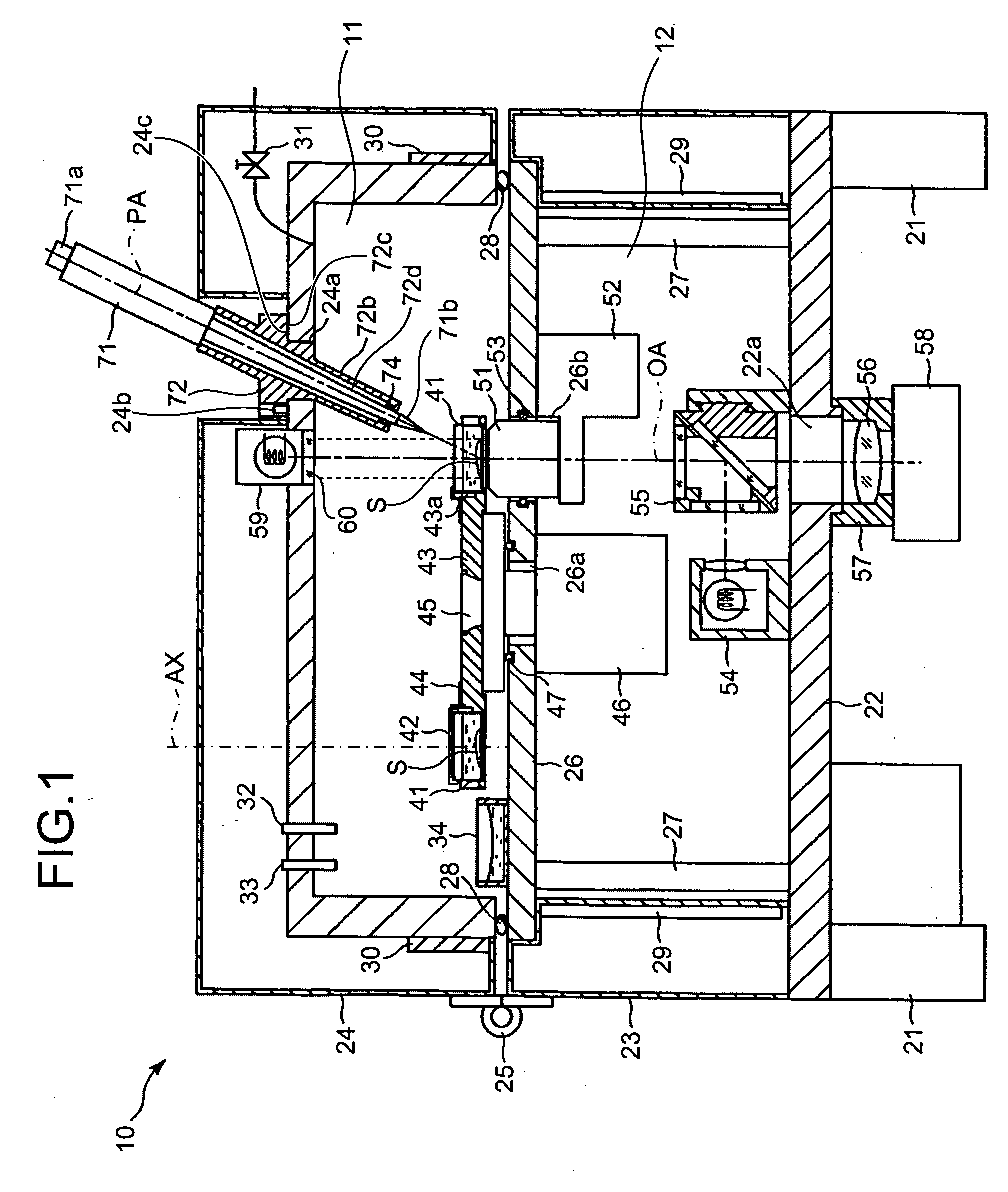 Tissue culture microscope apparatus