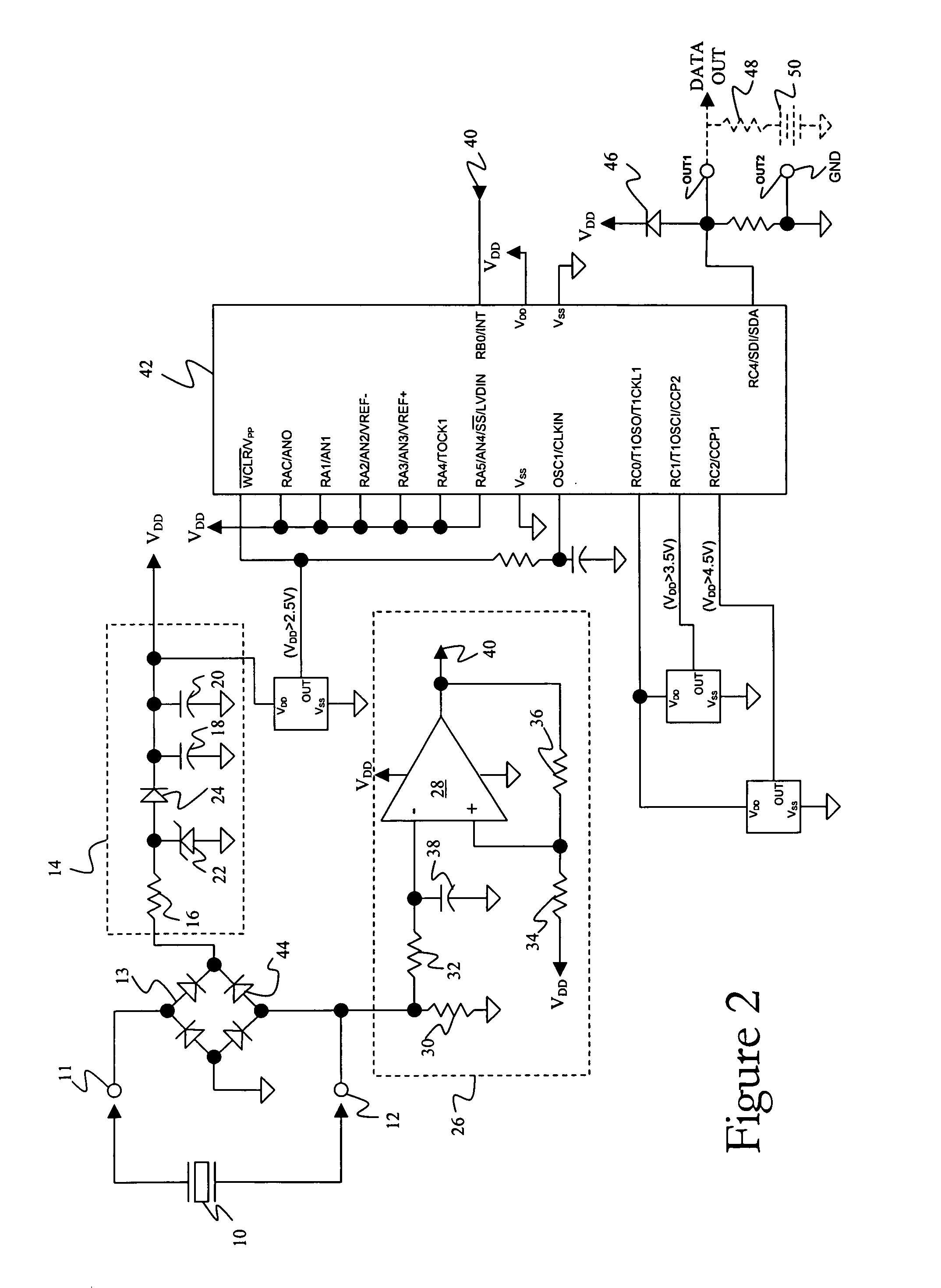 Integrated self-powered tire revolution counter