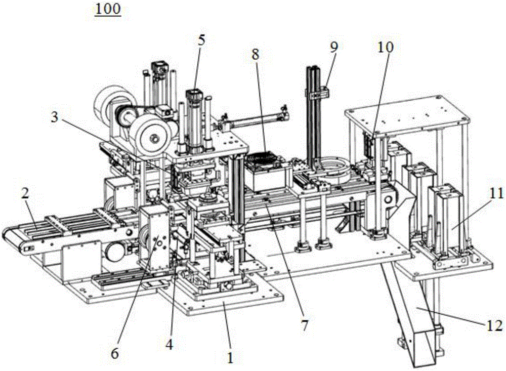 Efficient pad printing machine with automatic material collecting function